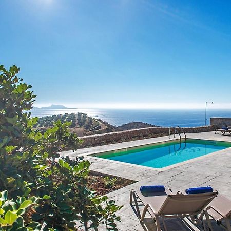 Tranquil Sea View Villa With Private Pool, Just 2Km From The Beach! Ajía Galíni Kültér fotó